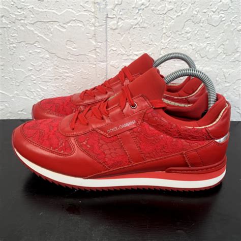 dolce gabbana turnschuhe rot|dolce gabbana sneakers vintage.